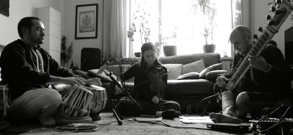 Mars 2021, concert privé avec Arnaud Eurin (sitar) & Fred Nortes (tablas)